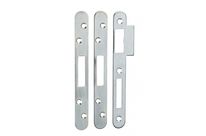 THIRARD - Jeu de gâches plates 20 mm bouts ronds (3 pênes rectangulaires)