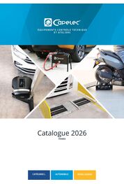 Catalogue Catalogue 2026 - Equipements pour le controle technique et la réparation