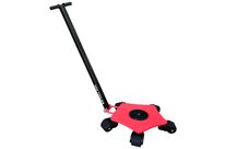 Timon rouleur 5 t 5 roues en nylon pivotantes à 360° avec poignée MW Tools TRD5N