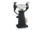 Touret à meuler industriel dia. 300 mm 1400 rpm 1800 W 400V garantie Optimum 10 ans avec socle aspiration Optigrind GZ30DD