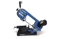 Scie à ruban portable à métaux 0-60° capacité de coupe ronde 150 mm 2 kW 230V vitesses variables 30-80 m/min Metallkraft MBS150