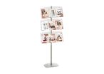 Présentoir VITRINE 3 Etagères Plexi 690 mm x H. 177 cm