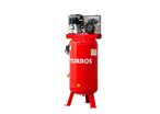 Compresseur vertical 150 L à entrainement par courroie - 10 Bars - 2,2 kW / 3 CV - 230 V - 400 l/min - lubrifié à l'huile Torros TCV150435M