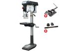 Perceuse à colonne jusque ø 30 mm CM4 1,1 kW 400V 9 vitesses + étau de perçage + jeu de boulons Optidrill DQ32 400V PACK