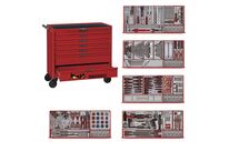 Servante rouge midi 7 tiroirs Teng Tools TCMM498N2