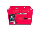 Groupe électrogène insonorisé diesel 6 kW 230V + 7,5kW 400V MW Tools DG75E