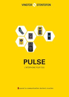 Catalogue 2015 système Pulse