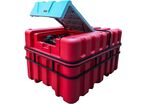 Cuve Réservoir Diesel Rouge Fioul en PE 2500 L avec pompe 230 V et pistolet automatique MW Tools TDC2500M10