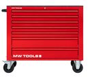 Servante d&#039;atelier 7 tiroirs rouge extra large 1055 mm avec verrouillage intégré dans la poignée grandes roues ø160 mm MW Tools GW307RX