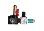 Kit de distribution d'air comprimé mural 18 mm - incluant raccords de sécurité, vanne d'arrêt et régulateur de pression Aircraft 2158171