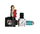 Kit de distribution d'air comprimé mural 18 mm - incluant raccords de sécurité, vanne d'arrêt et régulateur de pression Aircraft 2158171
