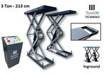 Levage de véhicules encastrable | TSC3000X2i Pont élévateur ciseaux 3 t