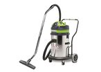 Aspirateur industriel à sec - Classe H - pour substances toxiques et dangereuses - cuve en acier inoxydable de 62 litres 2 moteurs 2 kW 230 V Cleancraft DRYCAT 262 ICT H