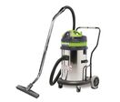 Aspirateur industriel à sec - Classe H - pour substances toxiques et dangereuses - cuve en acier inoxydable de 62 litres 2 moteurs 2 kW 230 V Cleancraft DRYCAT 262 ICT H