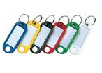 Sachet de 20 porte-clés L.51 x P.21 mm coloris assortis