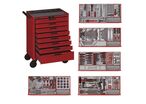 Servante rouge midi master set 8 tiroirs Teng Tools TCMM498N8