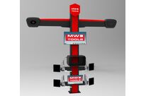 Appareil de géométrie 3D 4 roues 24 pouces assistance intelligence artificielle IA MW Tools UA3D600