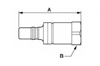 Embout fileté femelle cylindrique à passage libre | PREVOST