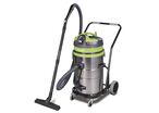 Aspirateur eau et poussière avec mécanisme basculant - 62 litres cuve en acier inoxydable - 2 moteurs 2 kW 230 V - 74,5 dB(A) Cleancraft WETCAT 262 IET