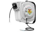 Enrouleur de câble 14 m 3G 1,5 mm² 230V Polypropylène avec enrouleur automatique et support mural pivotant Raasm RA.2315F