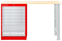 Établi modulaire Multiplex avec armoire à tiroir 8T 1500 mm MW Tools MOD15LP8