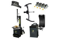 Pack Motos : Démonte-pneus 24″ + équilibreuse semi-automatique + adaptateurs | ZH626