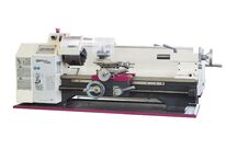 Tour à métaux d&amp;#039;établi hauteur des pointes 125 mm entre-pointes 550 mm alésage 21 mm 0,75 kW 230V 6 vitesses Optiturn TU2406 230V
