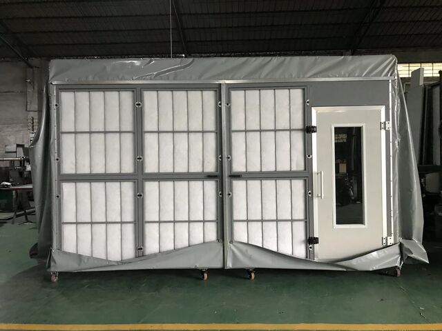 Cabine de peinture rétractable | MECATELIER