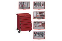 Servante rouge mini master set 7 tiroirs Teng Tools TCMM259EV