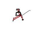 Cric lève tondeuse 225 kg - pompe hydraulique - hauteur de levage 600 mm MW Tools HBG225