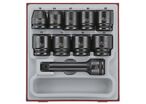 Jeu de douilles à choc TT2 tray 3/4 19- 38mm 16 pièces Teng Tools TTD9416