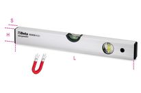 Niveau en alu avec base magnétique - 3 dimensions (2-3-4 M) BETA 1696B