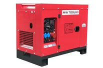 Groupe électrogène insonorisé diesel 8kW 230V + 10kW 400V MW Tools DG100E