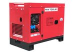 Groupe électrogène insonorisé diesel 8kW 230V + 10kW 400V MW Tools DG100E