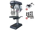 Perceuse d'établi jusque ø 25 mm CM2 750W 230V 12 vitesses + étau de perçage + jeu de boulons Optidrill D23PRO 230V PACK