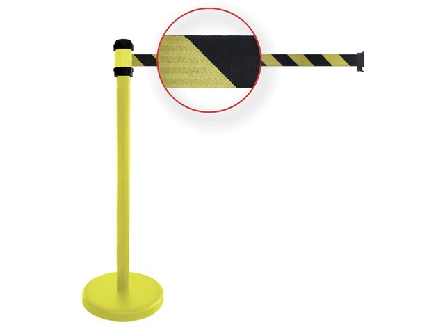 Poteaux à sangle jaune/noir MW Tools AP102GEGZ