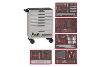Servante silver foam mini master set 7 tiroirs Teng Tools TCEMM385NS