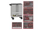 Servante silver foam mini master set 7 tiroirs Teng Tools TCEMM385NS