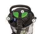 Aspirateur à cendres avec nettoyage manuel du filtre - pour le nettoyage des cheminées - cuve de 20 litres en acier inoxydable - 0,6 kW 230V Cleancraft FLEXCAT 121 VCA