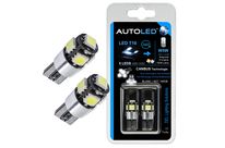 Ampoules LED T10 (W5W) Canbus 5 LEDS Blanc | AUTOLED