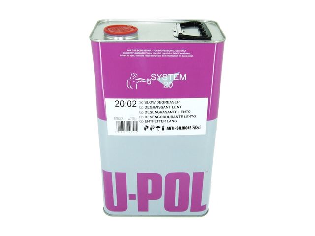 S2002 : Dégraissant Lent Solvanté / Bidon - 5l transparent
