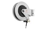 Enrouleur air et eau 25 m Ø G 1/2 (f) 20 bars Acier peint avec enroulement automatique et support mural pivotant Raasm RA.8520.102