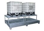 Bac de rétention 2 cuves IBC MW Tools OPBHS24