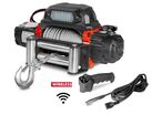 Treuil électrique 12V 5443 kg câble 26m acier télécommande sans fil MW Tools SEL550012