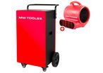 Pack déshumidificateur 90L/Jour BDM90N + Ventilateur sécheur de sol RV380 MW Tools BDM90NSETR
