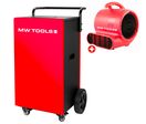 Pack déshumidificateur 90L/Jour BDM90N + Ventilateur sécheur de sol RV380 MW Tools BDM90NSETR
