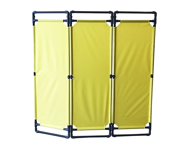 Écran d'intervention 1700 x 26 x 1800 mm - Jaune MW Tools AFW1718J