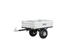 Remorque simple essieu 350kg benne galvanisée basculante 1200x850x300 mm Torros AHR350B