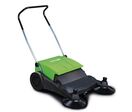 Balayeuse manuelle avec système à brosses tandem - surface de nettoyage maximale 2800 m²/h - largeur de travail avec brosses latérales 800 mm Cleancraft HKM 800