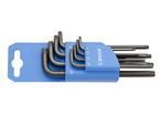 Jeu de 8 clés à tête Torx sur support plastique